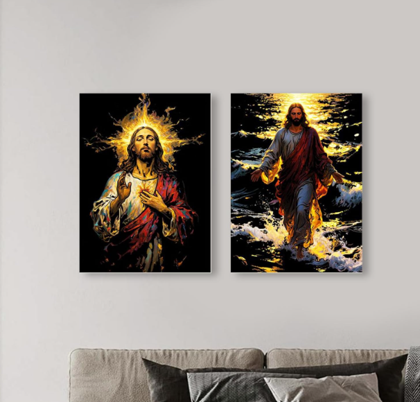 Póster rascable de Dios